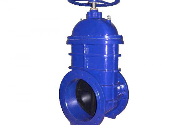 Large bore soft sealed gate valve