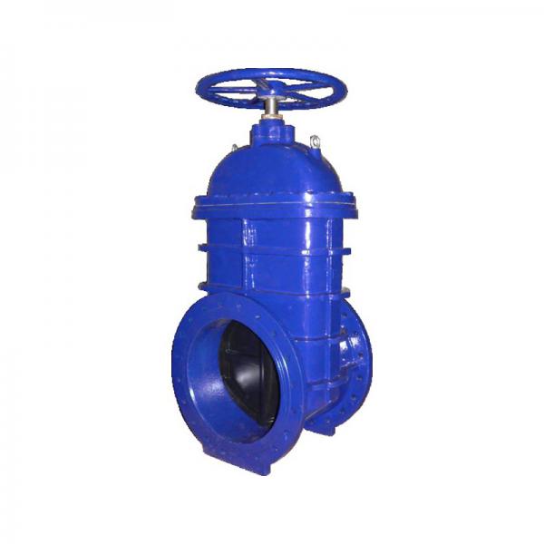 Large bore soft sealed gate valve