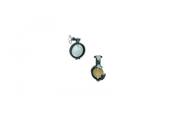 Hand-operated butterfly valve 
