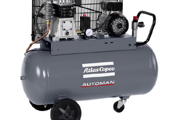 Automan: Oil lubricated aluminum piston compressor 1.5-7.5 kW/2-10 hp