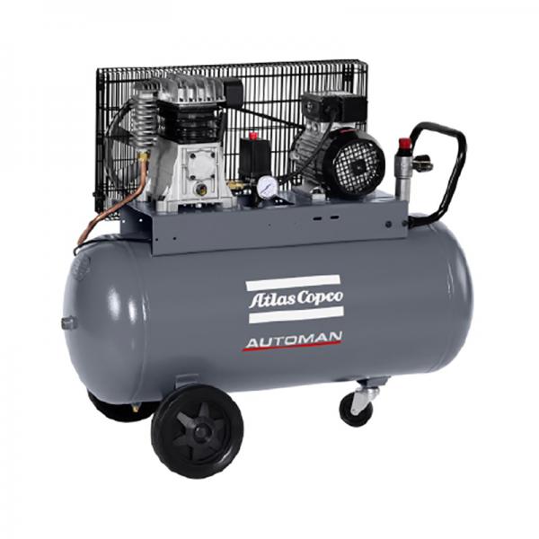 Automan: Oil lubricated aluminum piston compressor 1.5-7.5 kW/2-10 hp