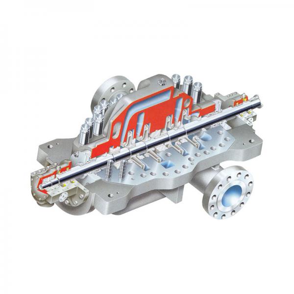 Multistage axial split pump