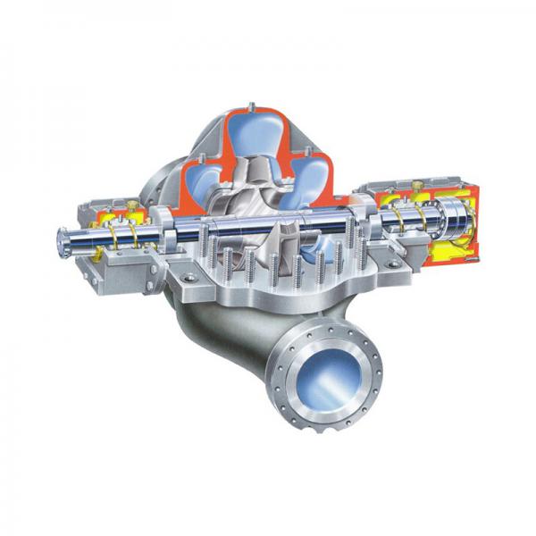 Single stage axial split pump
